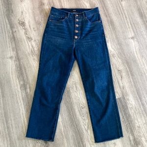 Straight super high rise jeans